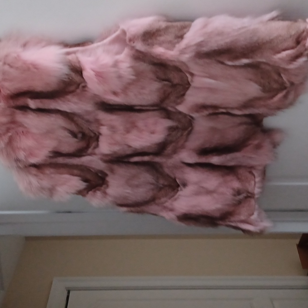 Genuine Fox Fur Vest, Reversible